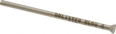 Dayton Lamina - 0.1688" Head Diam, 3/32" Shank Diam, Quill Head, High Speed Steel Solid Mold Die Blank & Punch - 60° Head Angle, 0.0657" Head Height, 2" OAL, Blank Punch, KWX Series - Eagle Tool & Supply