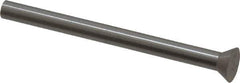 Dayton Lamina - 9/32" Head Diam, 5/32" Shank Diam, Quill Head, High Speed Steel Solid Mold Die Blank & Punch - 60° Head Angle, 7/64" Head Height, 2" OAL, Blank Punch, KWX Series - Eagle Tool & Supply