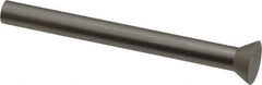 Dayton Lamina - 0.3375" Head Diam, 3/16" Shank Diam, Quill Head, High Speed Steel Solid Mold Die Blank & Punch - 60° Head Angle, 0.1313" Head Height, 2" OAL, Blank Punch, KWX Series - Eagle Tool & Supply