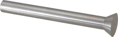 Dayton Lamina - 0.3938" Head Diam, 7/32" Shank Diam, Quill Head, High Speed Steel Solid Mold Die Blank & Punch - 60° Head Angle, 0.1532" Head Height, 2" OAL, Blank Punch, KWX Series - Eagle Tool & Supply