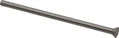 Dayton Lamina - 0.225" Head Diam, 1/8" Shank Diam, Quill Head, High Speed Steel Solid Mold Die Blank & Punch - 60° Head Angle, 0.0875" Head Height, 2-1/2" OAL, Blank Punch, KWX Series - Eagle Tool & Supply