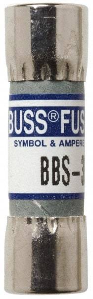 Cooper Bussmann - 48 VAC, 20 Amp, Fast-Acting General Purpose Fuse - Fuse Holder Mount, 1-3/8" OAL, 13/32" Diam - Eagle Tool & Supply