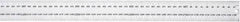 Starrett - 1,800mm Long, 0.5, 1mm Graduation, Rigid Spring Steel Rule - Metric Graduation Style, 38mm Wide, Silver, Satin Chrome Finish - Eagle Tool & Supply