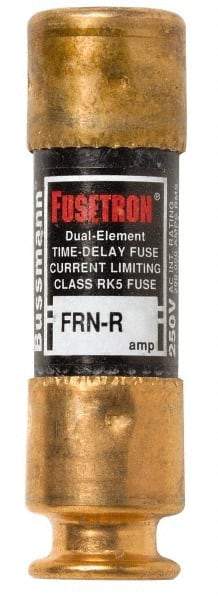 Cooper Bussmann - 125 VDC, 250 VAC, 0.4 Amp, Time Delay General Purpose Fuse - Fuse Holder Mount, 50.8mm OAL, 20 at DC, 200 (RMS) kA Rating, 9/16" Diam - Eagle Tool & Supply