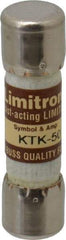 Cooper Bussmann - 600 VAC, 50 Amp, Fast-Acting General Purpose Fuse - Fuse Holder Mount, 1-1/2" OAL, 100 at AC kA Rating, 13/32" Diam - Eagle Tool & Supply