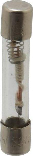 Cooper Bussmann - 250 VAC, 32 VDC, 0.5 Amp, Time Delay Miniature Glass Fuse - 1-1/4" OAL, 1/4" Diam - Eagle Tool & Supply