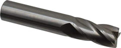 OSG - 16mm, 32mm LOC, 16mm Shank Diam, 89mm OAL, 4 Flute, Solid Carbide Square End Mill - Single End, Uncoated, Spiral Flute, 30° Helix, Centercutting, Right Hand Cut, Right Hand Flute, Series 404 - Eagle Tool & Supply