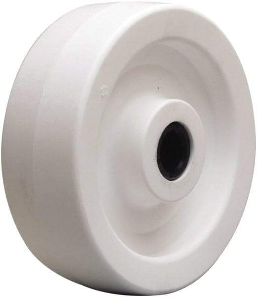 Hamilton - 6 Inch Diameter x 2 Inch Wide, Polyolefin Caster Wheel - 750 Lb. Capacity, 2-3/16 Inch Hub Length, 3/4 Inch Axle Diameter, Delrin Bearing - Eagle Tool & Supply