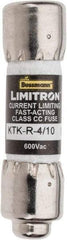 Cooper Bussmann - 600 VAC, 0.4 Amp, Fast-Acting General Purpose Fuse - Fuse Holder Mount, 1-1/2" OAL, 200 at AC (RMS) kA Rating, 13/32" Diam - Eagle Tool & Supply