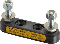 Cooper Bussmann - 1 Pole, 125 VAC, 800 Amp, Screw Mount Fuse Block - 3-3/16 Inch Fuse Length, 58.8mm Long x 24.1mm Wide x 1.62 Inch High Block - Eagle Tool & Supply