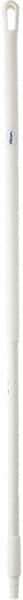 Vikan - 51 x 1-1/4" Fiberglass Squeegee Handle - European Threaded Connection, White - Eagle Tool & Supply