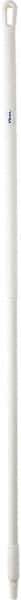 Vikan - 59 x 1-1/4" Fiberglass Squeegee Handle - European Threaded Connection, White - Eagle Tool & Supply