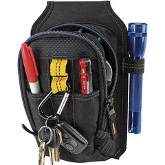 CLC - 9 Pocket Black Ballistic Polyester Mulit-Purpose Tool Carry All - 6" Wide x 4" Deep x 7" High - Eagle Tool & Supply