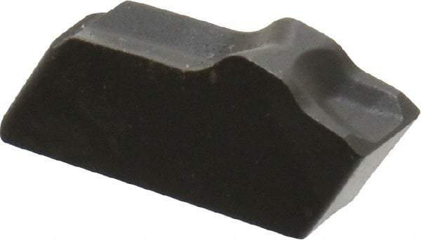 Seco - 150.103 16 TGP45 Grade, 0.122" Cutting Width, Carbide Cutoff Insert - 0° Neutral Lead Angle, 0.008" Cnr Rad, TiCN/Al2O3 Coated, Single End - Eagle Tool & Supply