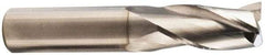 M.A. Ford - 5/8", 3 Flute, Single End, Solid Carbide, 0.02" Corner Radius End Mill - 3-1/2" OAL, 30° Helix, Right Hand Flute, 1-5/8" LOC, Right Hand Cut - Eagle Tool & Supply