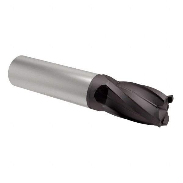 M.A. Ford - 5/8", 4 Flute, Single End, Solid Carbide, 0.015" Corner Radius End Mill - 3" OAL, 35/38° Helix, Right Hand Flute, 5/8" LOC, Right Hand Cut - Eagle Tool & Supply