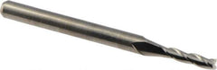 M.A. Ford - 2mm, 9mm LOC, 3mm Shank Diam, 38mm OAL, 3 Flute, Solid Carbide Square End Mill - Single End, Uncoated, 30° Helix, Centercutting, Right Hand Cut, Right Hand Flute, Series 116 - Eagle Tool & Supply