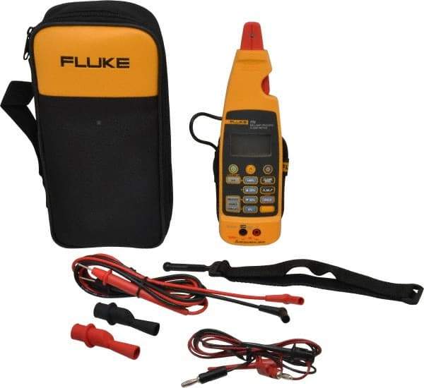 Fluke - 772, CAT II, Digital mA Process Clamp Meter with 0.1772" Detachable Jaws - 30 VDC, Measures Voltage, Current - Eagle Tool & Supply