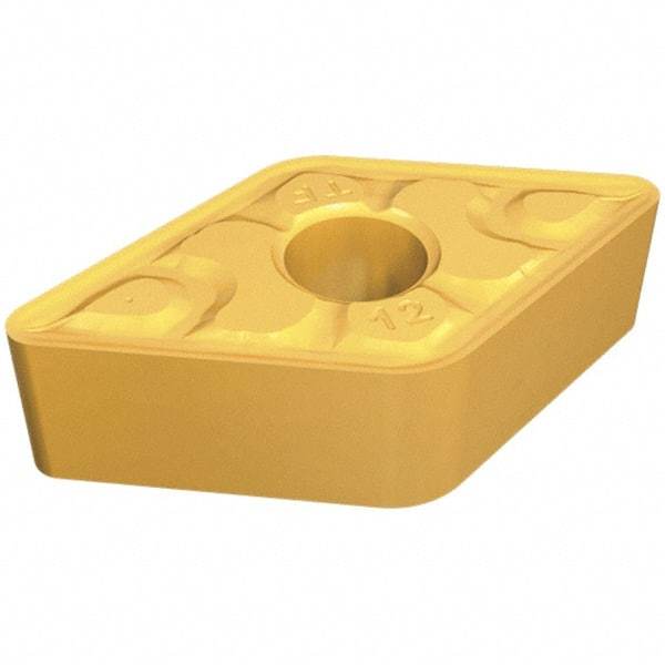 Iscar - DNMG433 TF Grade IC8250 Carbide Turning Insert - TiCN/Al2O3/TiN Finish, 55° Diamond, 1/2" Inscr Circle, 3/16" Thick, 3/64" Corner Radius - Eagle Tool & Supply