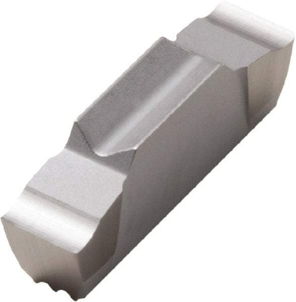 Seco - LCGF, 0.1181" Cutting Width, GS, 883 Grade, Double End Multi-Directional Turning Insert - Uncoated, 0.2mm Cnr Rad - Eagle Tool & Supply