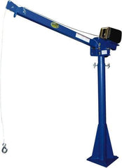 Vestil - 2,000 Lb Load Capacity, Steel Winch Operated Crane - 7' 17/64" Span - Eagle Tool & Supply