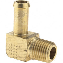 Eaton - 1/4 Barbed Thread 90° Male Elbow - Brass - Eagle Tool & Supply