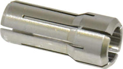 Kennametal - 23/64 Inch, 21/64 to 23/64 Inch Collet Capacity, Series DA200 Double Angle Collet - 1-3/16 Inch Overall Length, 0.539 Inch Overall Diameter, 0.001 Inch TIR - Exact Industrial Supply