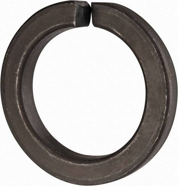 Value Collection - 2", 2.008" ID, 0.422" Thick Split Lock Washer - Grade 8 Spring Steel, Uncoated, 2.008" Min ID, 2.039" Max ID, 2.936" Max OD - Eagle Tool & Supply