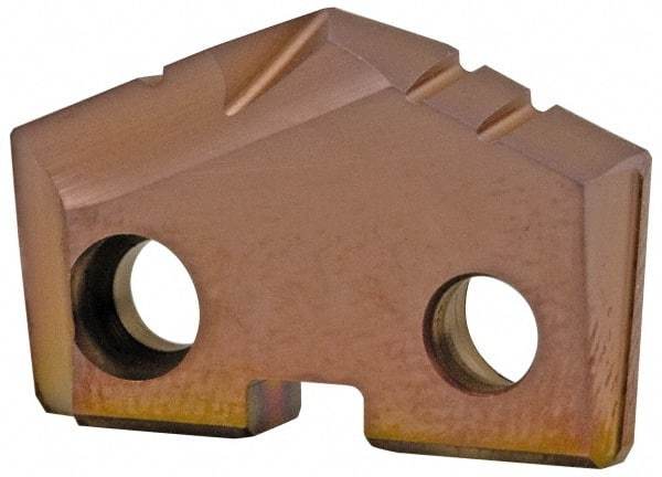 Allied Machine and Engineering - 24mm Diam x 5/32" Thick, Seat Code 1, 132° Included Angle Spade Drill Insert - AM200 Coated, Cobalt, Grade Super Cobalt, Series GEN2 T-A - Eagle Tool & Supply