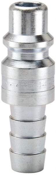 Parker - Hose Barb Industrial Pneumatic Hose Connector - Steel, 3/4" Body Diam, 1/2" Hose ID - Eagle Tool & Supply