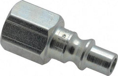 Parker - 1/4-18 Female NPTF ARO Pneumatic Hose Nipple - Steel, 1/4" Body Diam - Eagle Tool & Supply