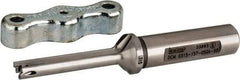 Iscar - 0.315 to 0.331" Diam, 5xD, 1.57" Max Depth, 1/2" Shank Diam, Replaceable Tip Drill - IDI Insert, 8 Seat Size, DCM Toolholder, Series ChamDrill - Eagle Tool & Supply