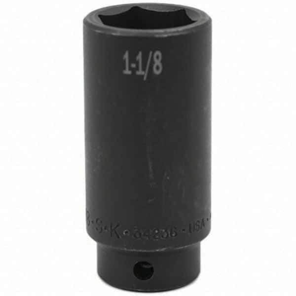 SK - Impact Socket - 1/2"DR 1-1/8" DEEP IMPACT SOCKET - Eagle Tool & Supply