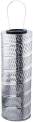 Parker - 6-1/4" OD, 30µ, Resin Cellulose Pleated-Resin Bonded Cartridge Filter - 36" Long - Eagle Tool & Supply