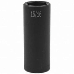 SK - Impact Socket - 1/2"DR 15/16" DEEP IMPACT SOCKET - Eagle Tool & Supply