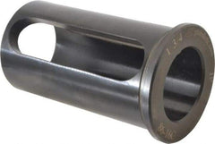 Global CNC Industries - 1-3/4" ID, 2-1/2" OD, 4-1/2" Length Under Head, Type C Lathe Tool Holder Bushing - 4-1/8" Slot Length - Exact Industrial Supply