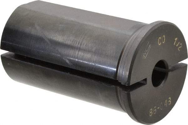 Global CNC Industries - 1/2" ID, 1-3/4" OD, 3" Length Under Head, Type B Lathe Tool Holder Bushing - Type B, 0.295 Inch Thick Head - Exact Industrial Supply