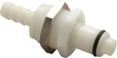CPC Colder Products - Acetal Push-to-Connect Male Connector - 120 Max psi, 1/4" ID, White - Eagle Tool & Supply