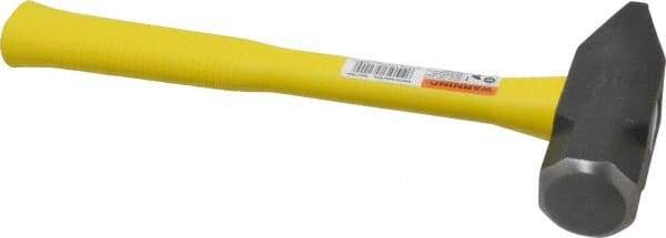 Stanley - 4 Lb Head Blacksmith's Hammer - 14" OAL, Fiberglass Handle - Eagle Tool & Supply