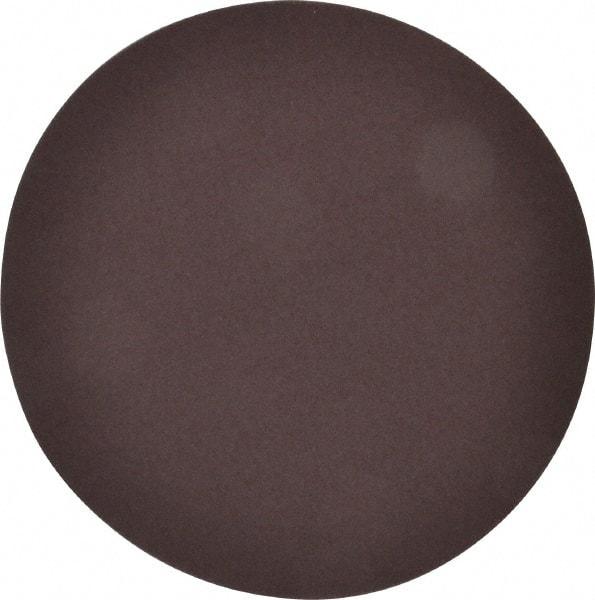 Norton - 8" Diam, 120 Grit Aluminum Oxide Adhesive PSA Disc - Medium Grade, Brown, X Weighted Backing, Flexible - Eagle Tool & Supply