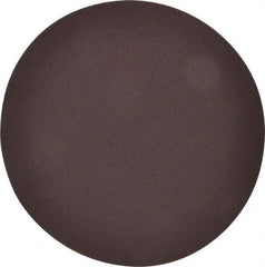 Norton - 8" Diam, 120 Grit Aluminum Oxide Adhesive PSA Disc - Medium Grade, Brown, X Weighted Backing, Flexible - Eagle Tool & Supply