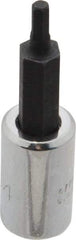 Proto - 1/4" Drive, 7/64" Hex Bit Socket - 1-7/8" OAL, 1" Bit Length - Eagle Tool & Supply