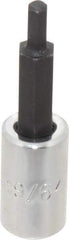 Proto - 1/4" Drive, 9/64" Hex Bit Socket - 1-7/8" OAL, 1" Bit Length - Eagle Tool & Supply