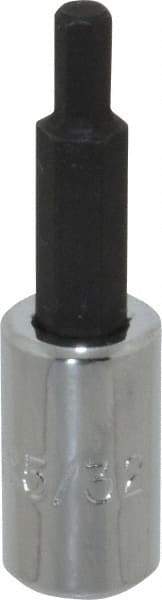 Proto - 1/4" Drive, 5/32" Hex Bit Socket - 1-7/8" OAL, 1" Bit Length - Eagle Tool & Supply