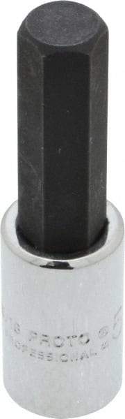 Proto - 1/4" Drive, 5/16" Hex Bit Socket - 1-7/8" OAL, 1" Bit Length - Eagle Tool & Supply