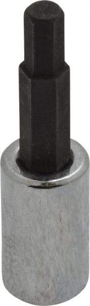 Proto - 1/4" Drive, 5mm Hex Bit Socket - 1-7/8" OAL, 1" Bit Length - Eagle Tool & Supply