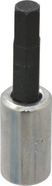 Proto - 1/4" Drive, 6mm Hex Bit Socket - 1-7/8" OAL, 1" Bit Length - Eagle Tool & Supply