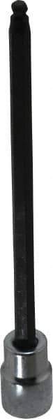 Proto - 3/8" Drive, 3/16" Hex Bit Socket - 6-3/32" OAL, 5" Bit Length, Long Ball End Hex Bit Socket - Eagle Tool & Supply