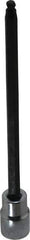 Proto - 3/8" Drive, 3/16" Hex Bit Socket - 6-3/32" OAL, 5" Bit Length, Long Ball End Hex Bit Socket - Eagle Tool & Supply