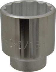 Proto - 2-3/16", 3/4" Drive, Standard Hand Socket - 12 Points, 3-9/32" OAL, Chrome Finish - Eagle Tool & Supply